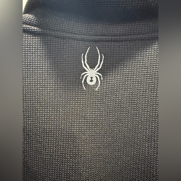 Spyder Men’s XL Black 1/4 Zip Performance Pullover Jacket - Picture 12 of 12